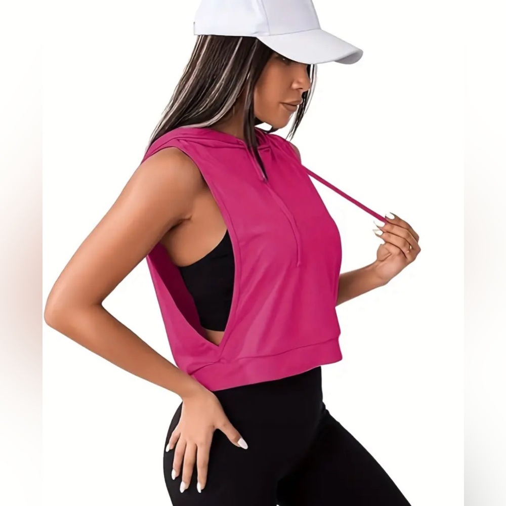 Fitness Gym Apparel Open Sides Running Tank Vest Activewear Breathable Quick-Dry